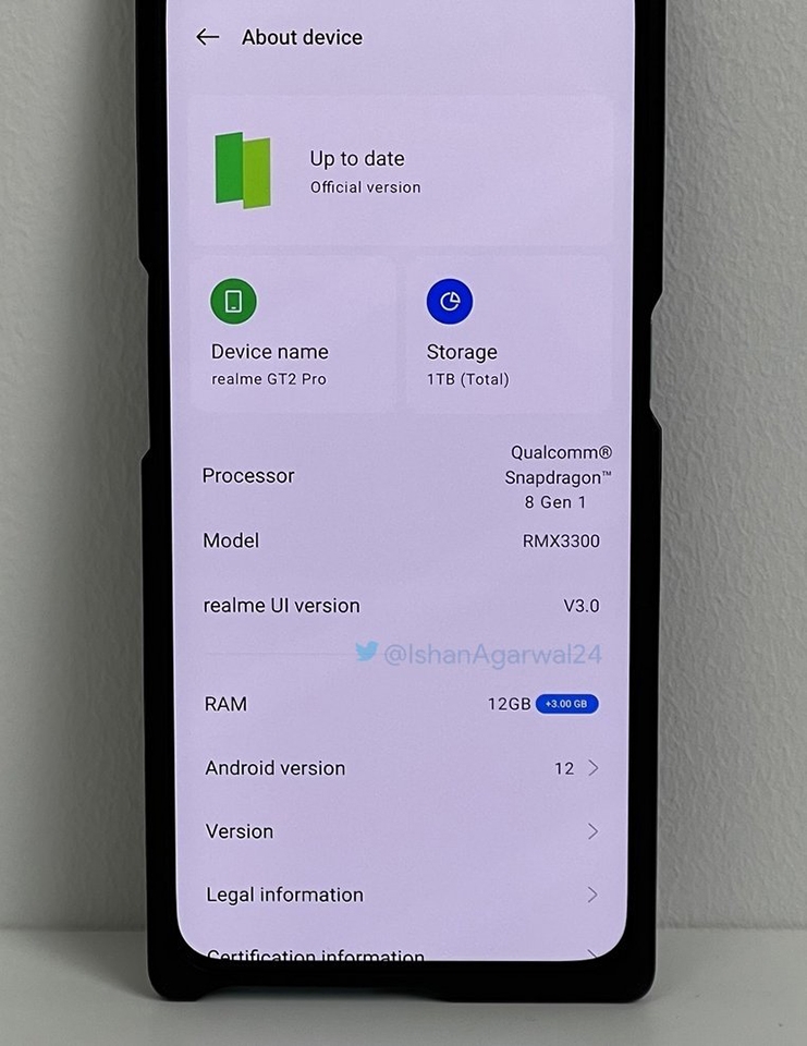 Ảnh thực tế Realme GT 2 Pro