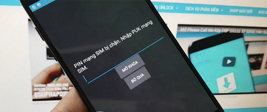 Nên hạn chế các hành động cần yêu cầu nhập mã PIN, mã PUK