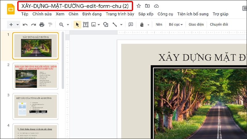 Bạn có thể chỉnh sửa Slide một cách đơn giản