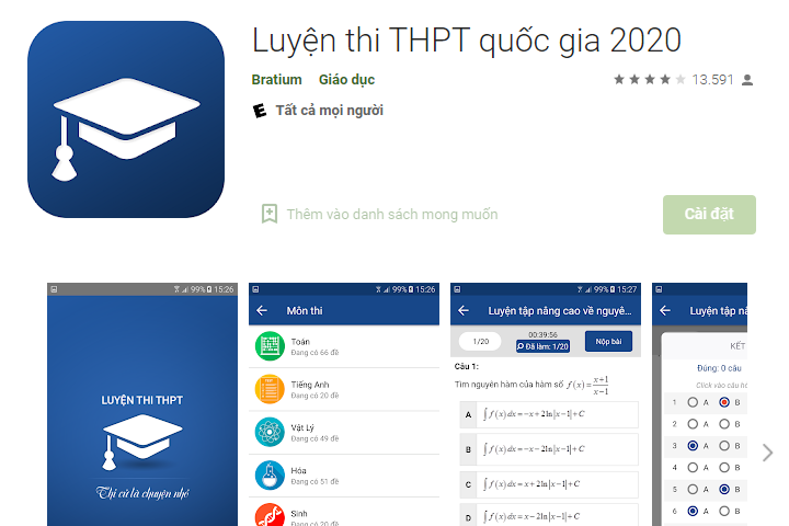 Luyện Thi THPT Quốc Gia 2020