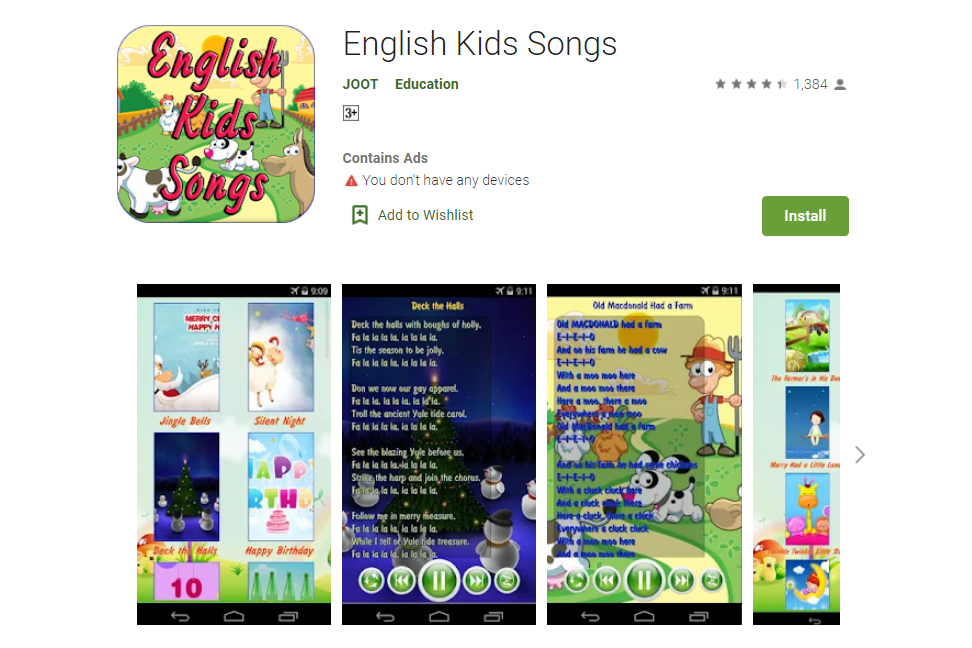 English Kids Songs