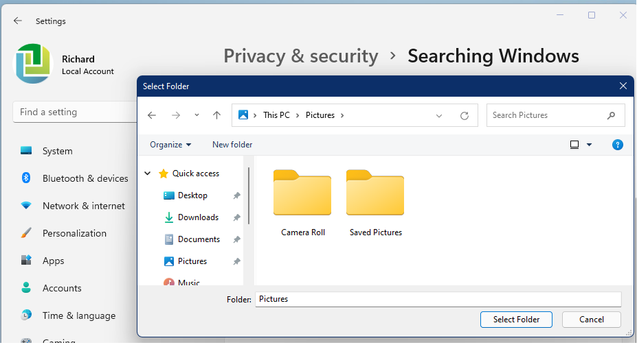 Cách ẩn thư mục bí mật khỏi kết quả tìm kiếm trên Windows 11 (4)
