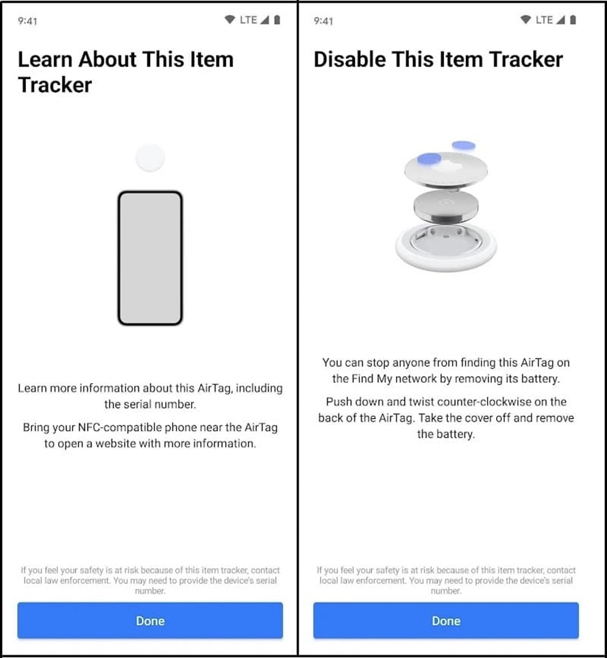 Apple phát hành ứng dụng Tracker Detect để ngăn người dùng Android bị AirTag theo dõi (ảnh 2) Apple phát hành ứng dụng Tracker Detect để ngăn người dùng Android bị AirTag theo dõi (ảnh 2)