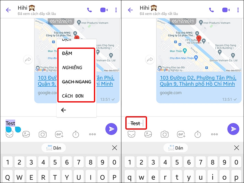 Chọn kiểu chữ mà bạn mong muốn