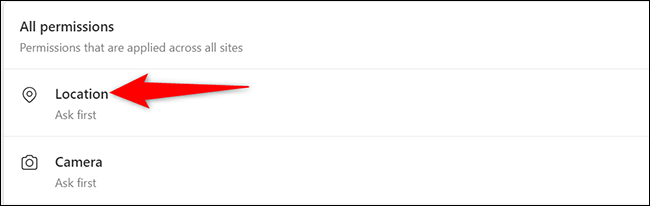Cách kiểm tra trang web nào truy cập vị trí trên Microsoft Edge (4)