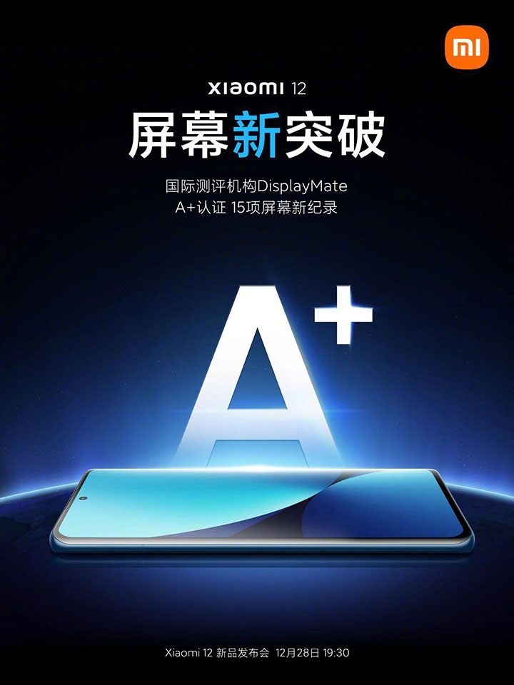 Thông tin màn hình Xiaomi 12 Thông tin màn hình Xiaomi 12