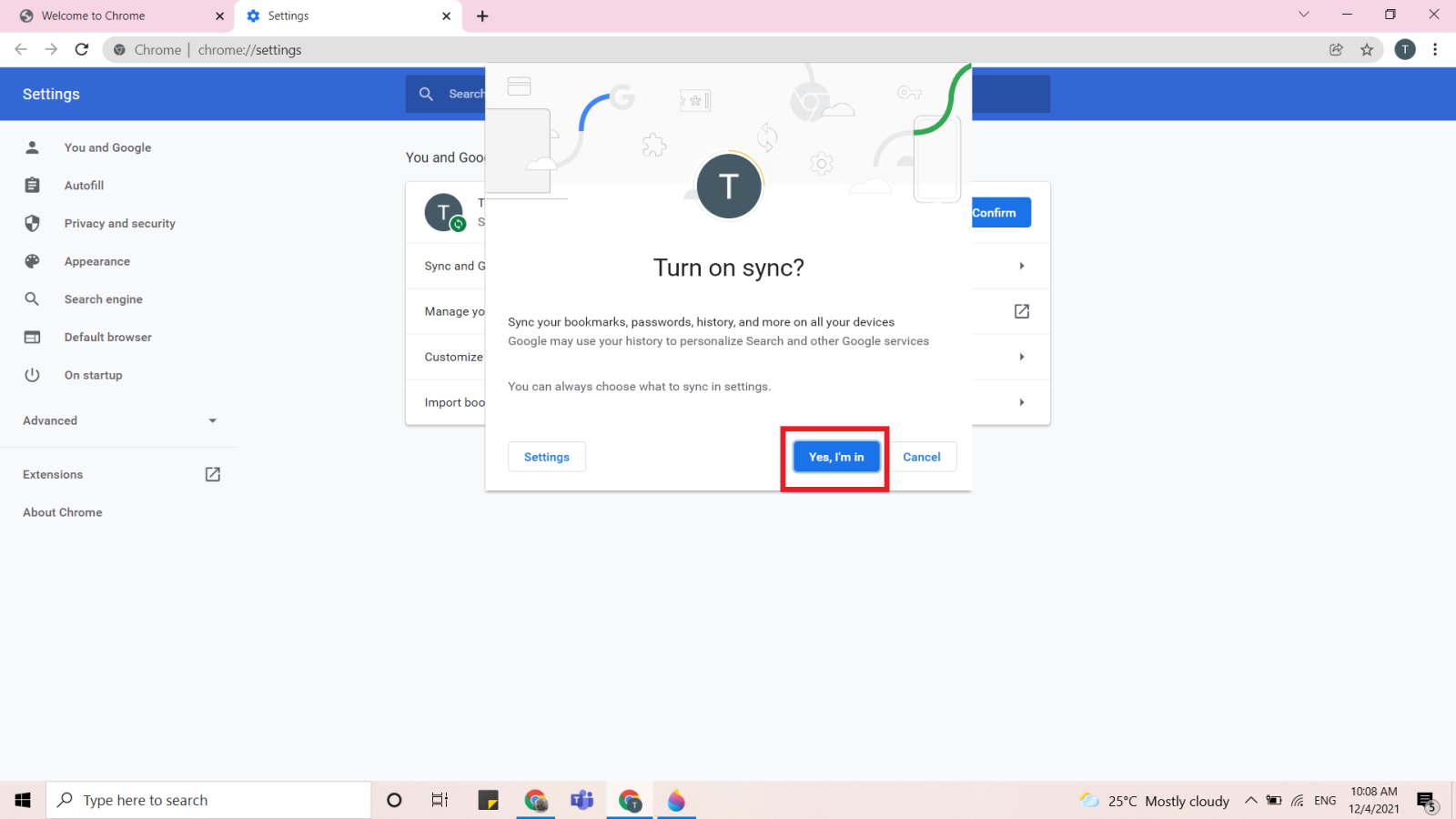 Cách mở tab đang xem từ Chrome trên máy tính qua điện thoại (3)