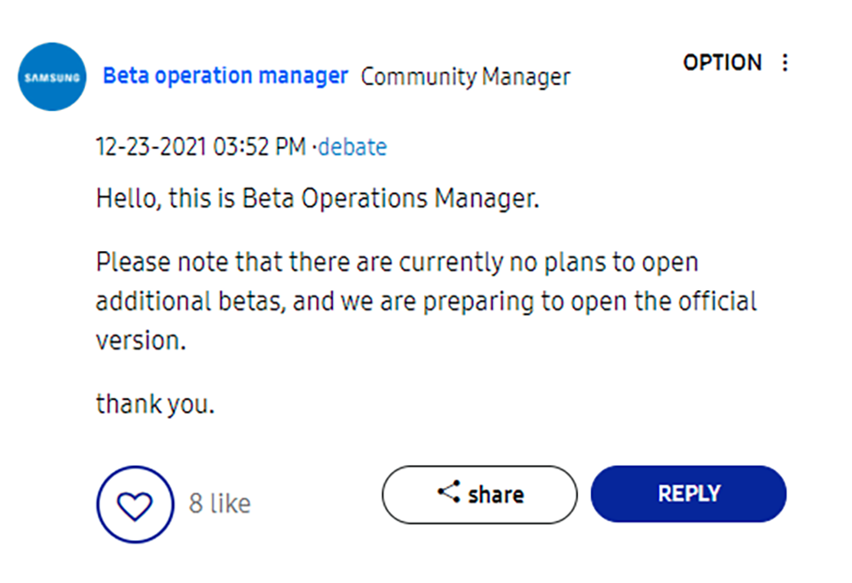 Bản cập nhật Android 12 chính thức sắp được tung ra cho dòng Galaxy S20