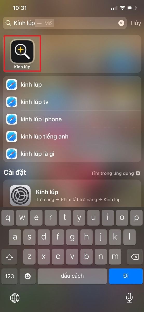 Cách phóng to mọi vật bằng kính lúp trên iPhone (1)