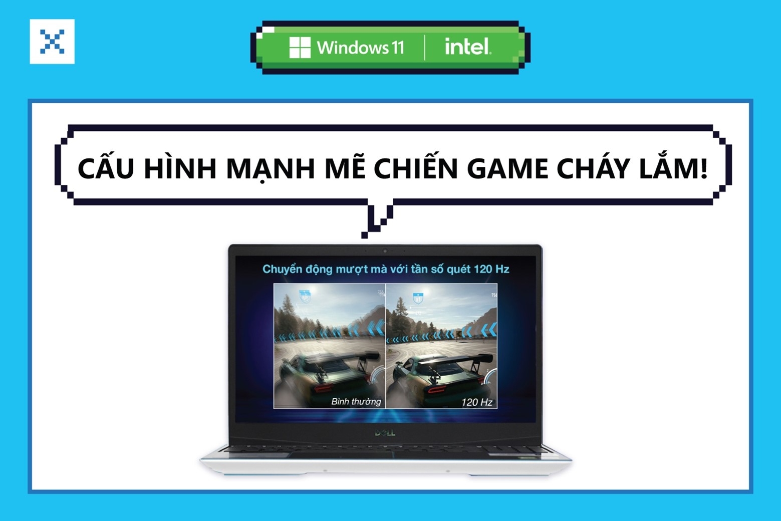 Cấu hình mạnh mẽ, chiến game cháy lắm!