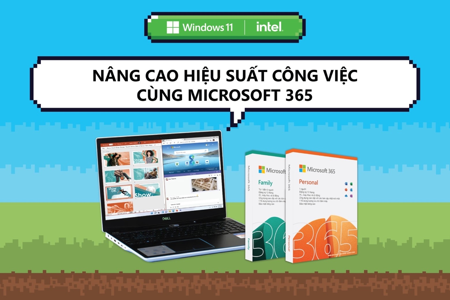 Nâng cao hiệu suất công việc cùng Microsof 365
