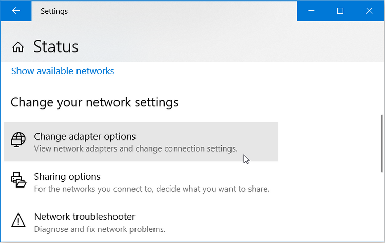 8 cách mở công cụ kết nối mạng của Windows (3)