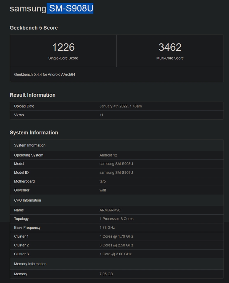 Galaxy S22 Ultra phiên bản dùng chip Snapdragon 8 Gen 1 Galaxy S22 Ultra phiên bản dùng chip Snapdragon 8 Gen 1