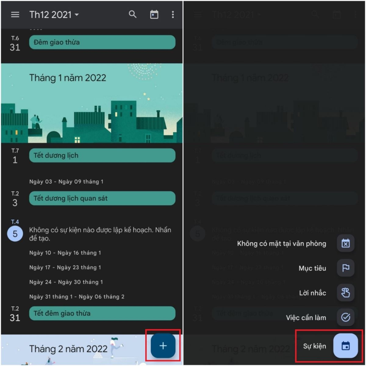 Cách tạo thời khóa biểu bằng Google Calendar trên điện thoại (1)