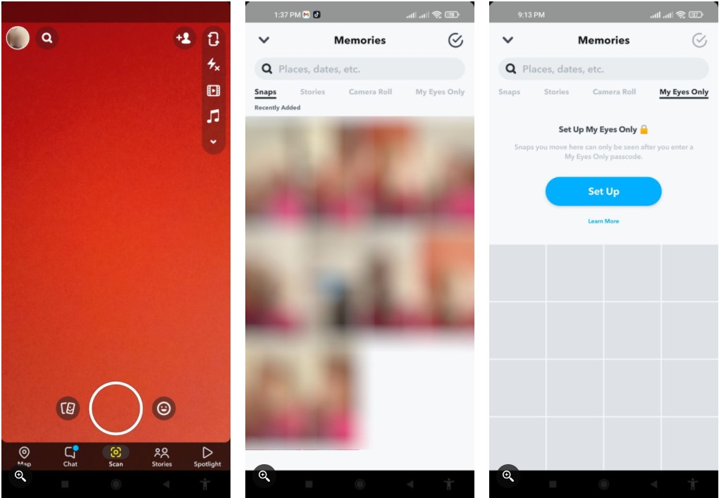 Cách bảo vệ bài đăng trên Snapchat bằng My Eyes Only (1)