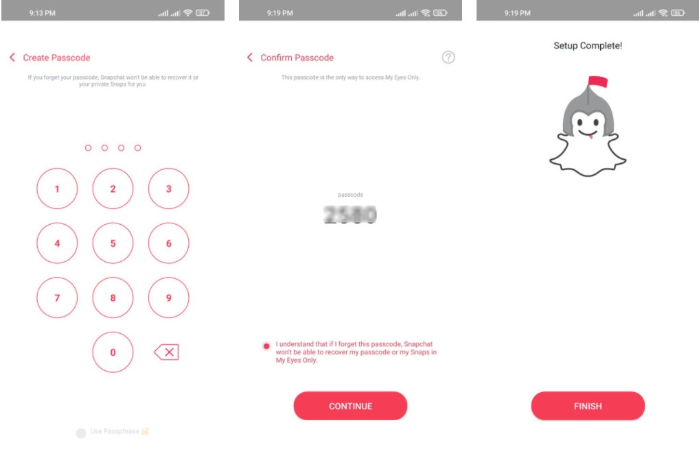 Cách bảo vệ bài đăng trên Snapchat bằng My Eyes Only (2)