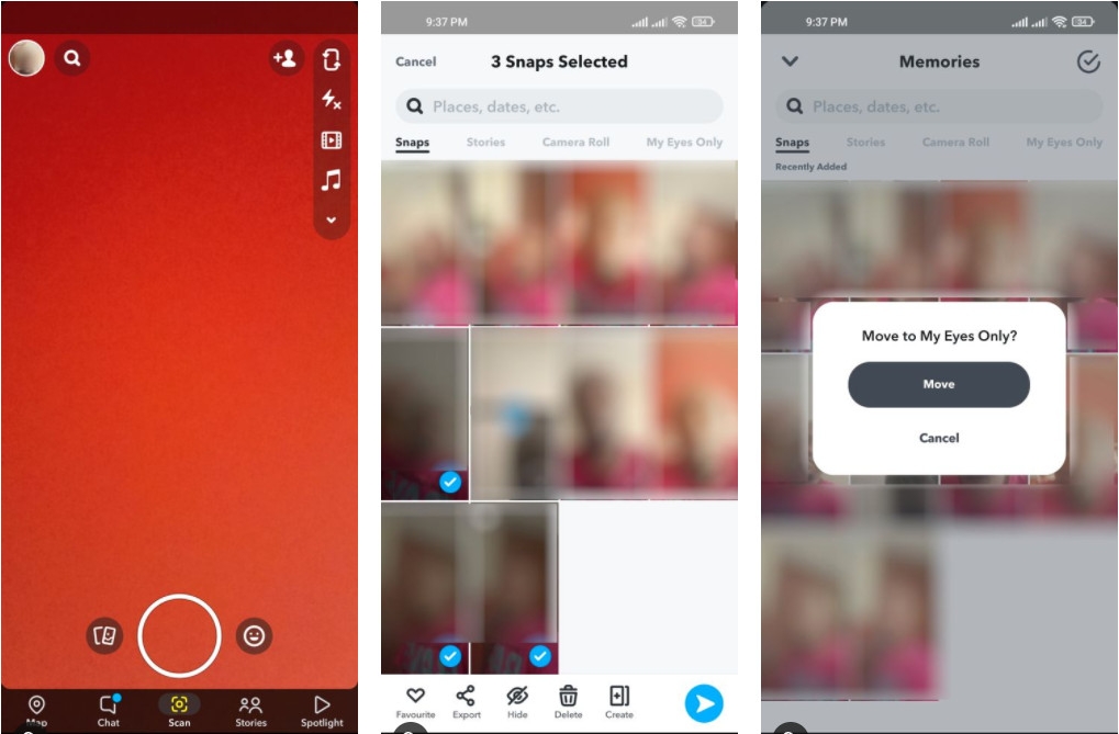 Cách bảo vệ bài đăng trên Snapchat bằng My Eyes Only (3)
