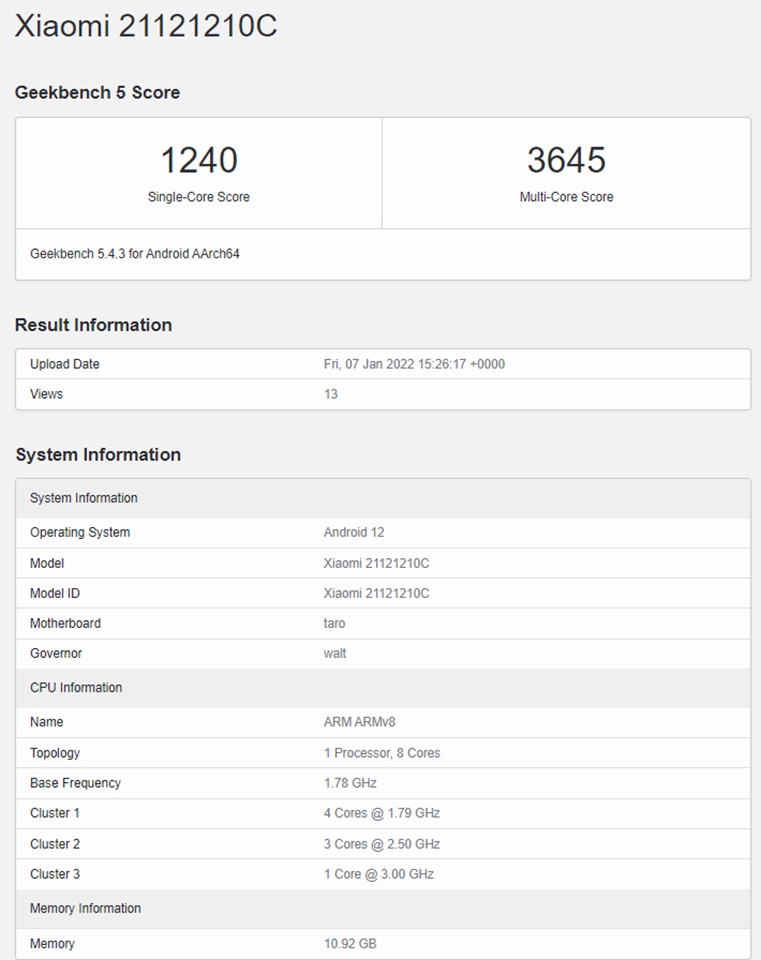 Kết quả test hiệu năng Redmi K50 Gaming Kết quả test hiệu năng Redmi K50 Gaming