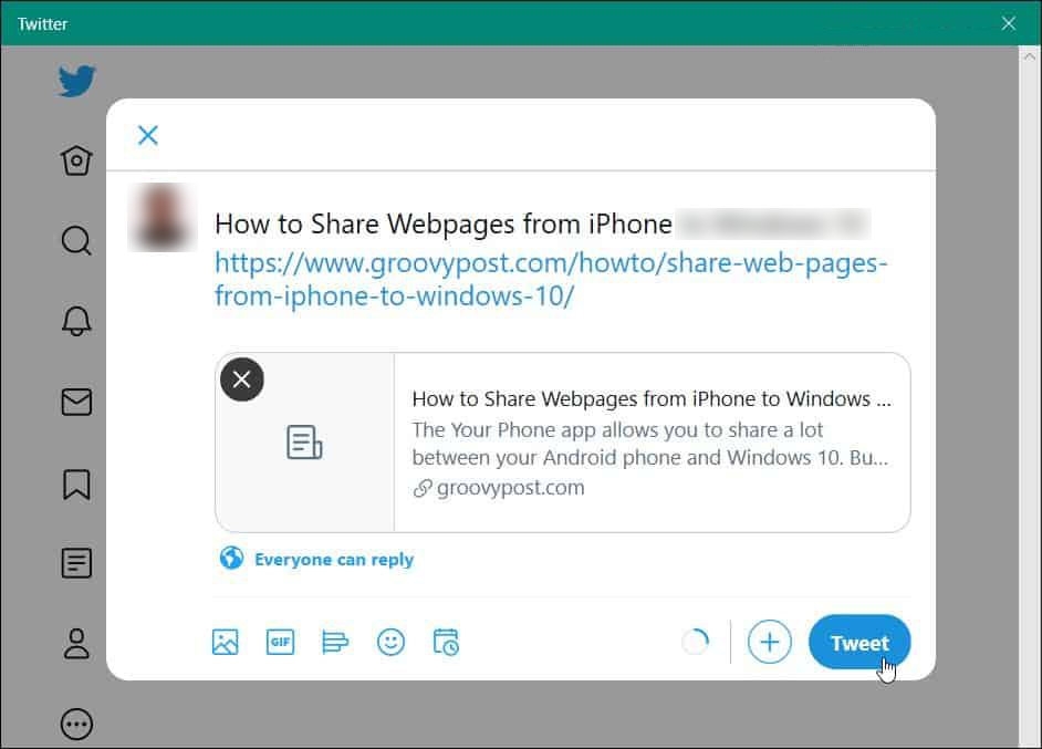 Cách chia sẻ nội dung web bằng Microsoft Edge (5)