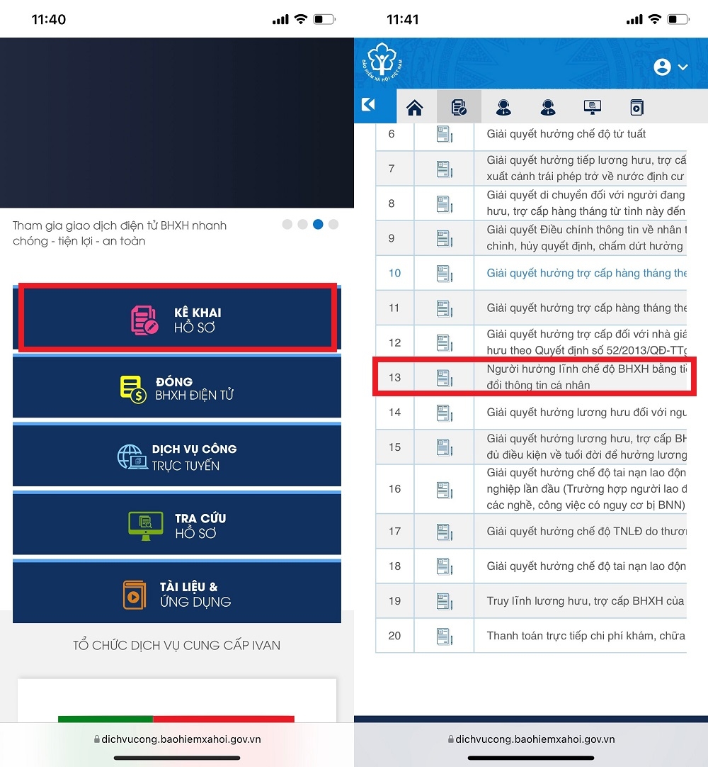Các đối tượng được tăng lương hưu  và cách đăng ký nhận tại nhà (3)
