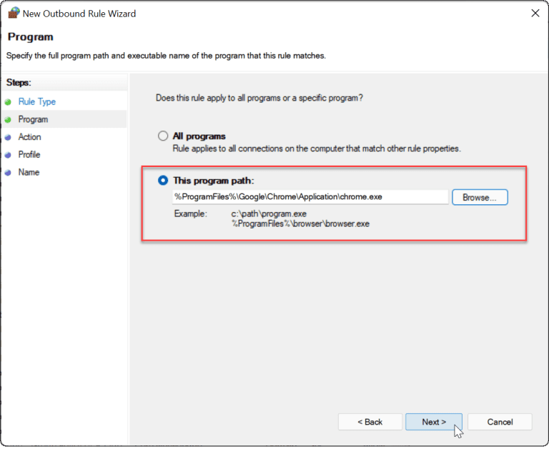 Cách chặn các ứng dụng truy cập Internet trên Windows 11 (5)