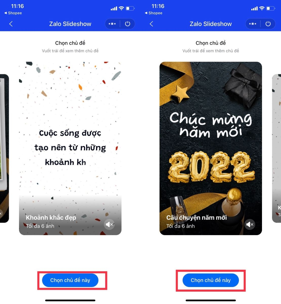 Cách dùng Zalo Slideshow (2)