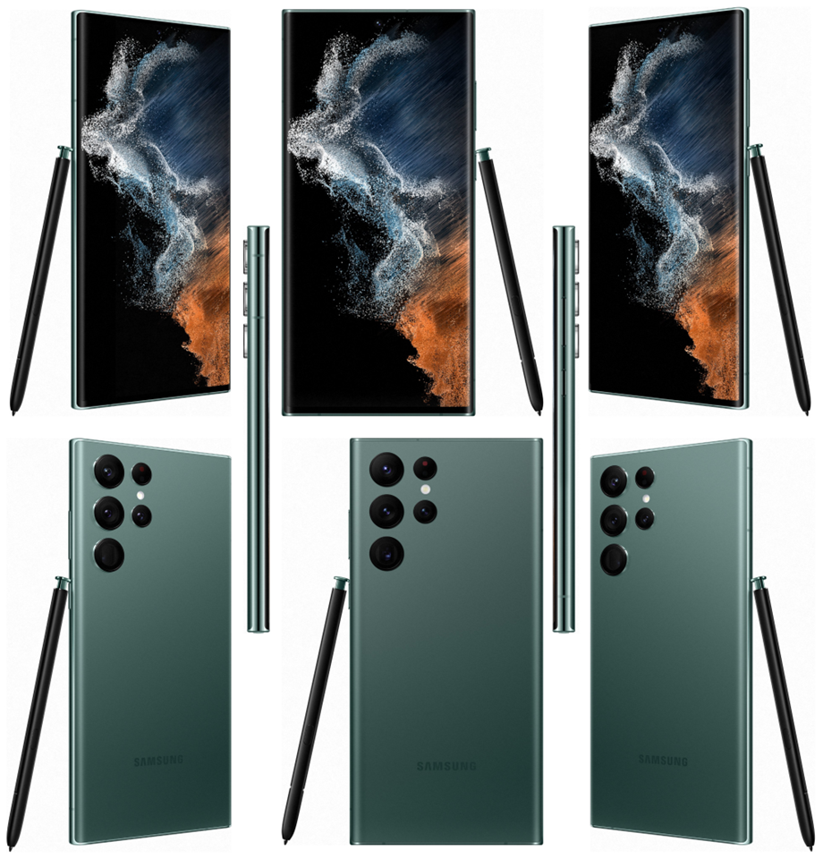 Galaxy S22 UItra màu xanh lục
