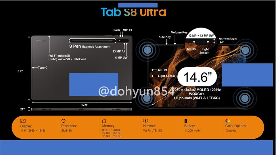 Quảng cáo Galaxy Tab S8 (ảnh 4) Quảng cáo Galaxy Tab S8 (ảnh 4)