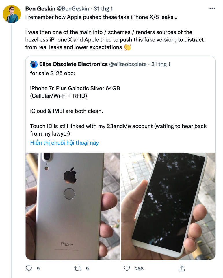 iPhone 7s