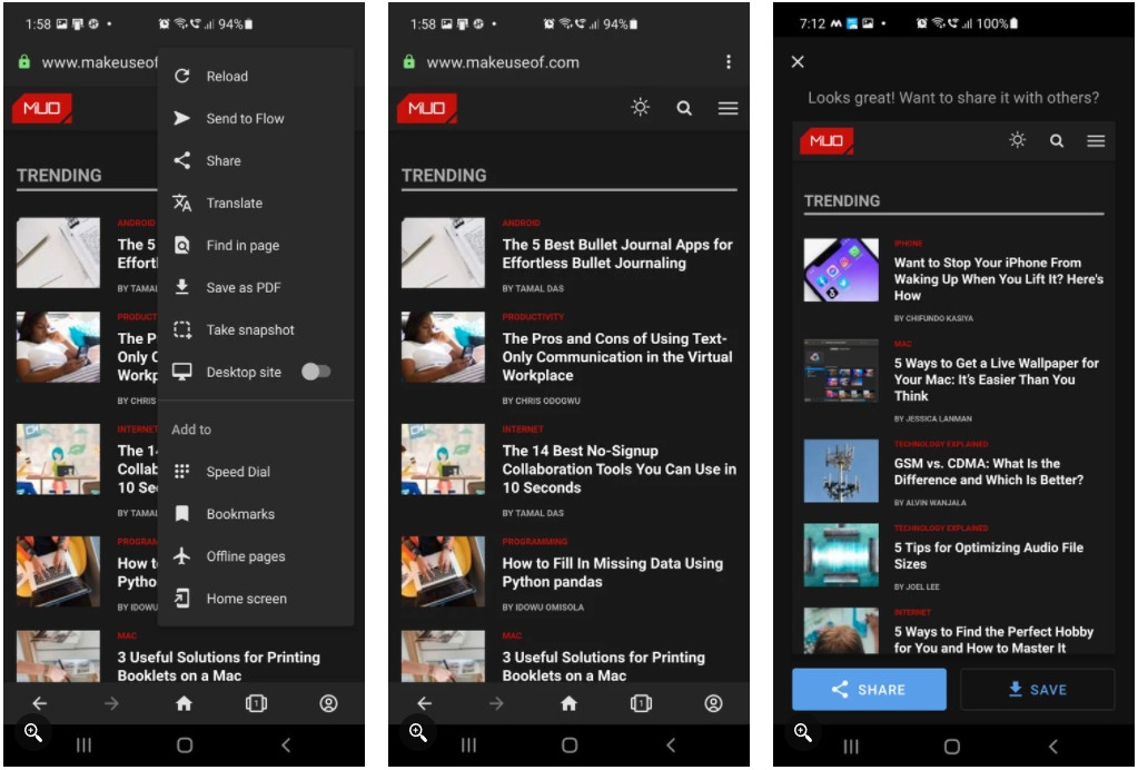 Cách chụp ảnh màn hình ở chế độ ẩn danh trên Android (4)