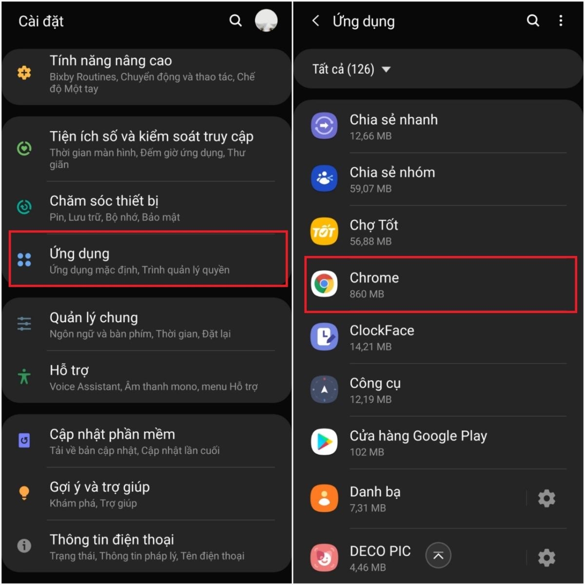 Cách thay đổi trình duyệt mặc định trên điện thoại Samsung (1)