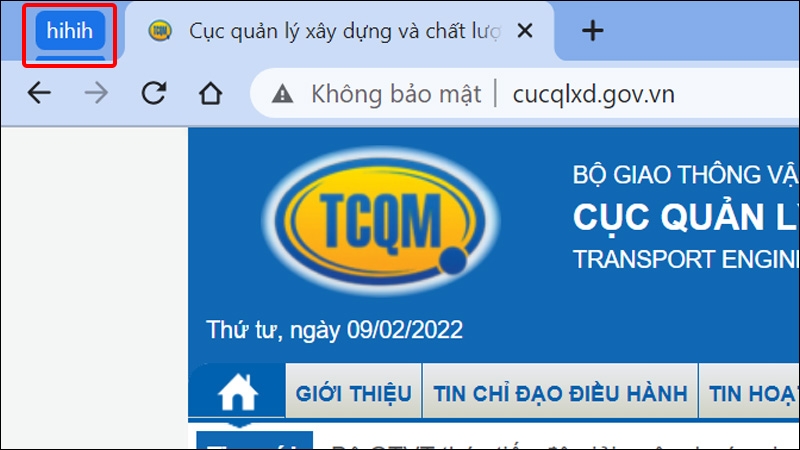 Click chuột vào tên Tab Groups để đóng hoặc mở tab