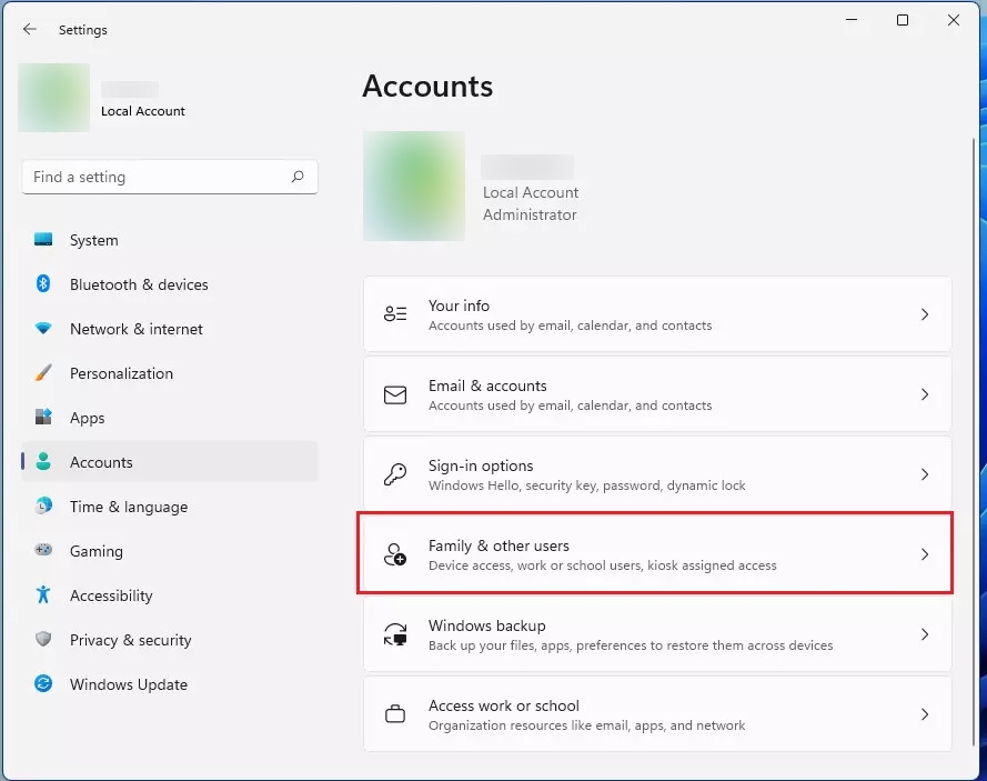 Cách xóa tài khoản khách trong Windows 11 (1)