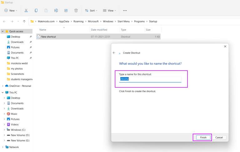 Cách tự động khởi động một chương trình trên Windows 11 (6)