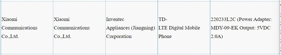 Redmi 10A đạt chứng nhận 3C