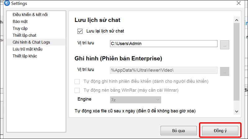 Chọn thư mục bạn muốn lưu và nhấn OK