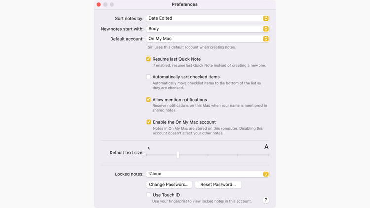 Cách thay đổi tài khoản mặc định cho ứng dụng Notes của Apple (4)