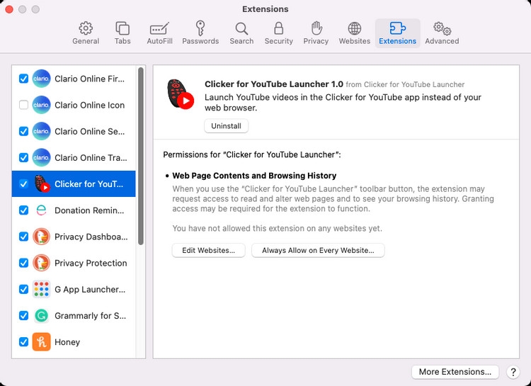 Hướng dẫn tìm, cài đặt và xóa tiện ích mở rộng Safari trên Mac (6)