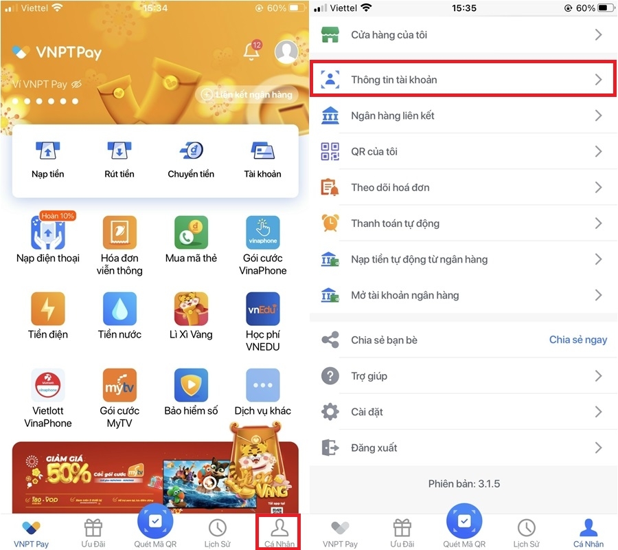 Hướng dẫn bạn cách đăng ký VNPT Pay cực đơn giản, nhanh chóng (4)