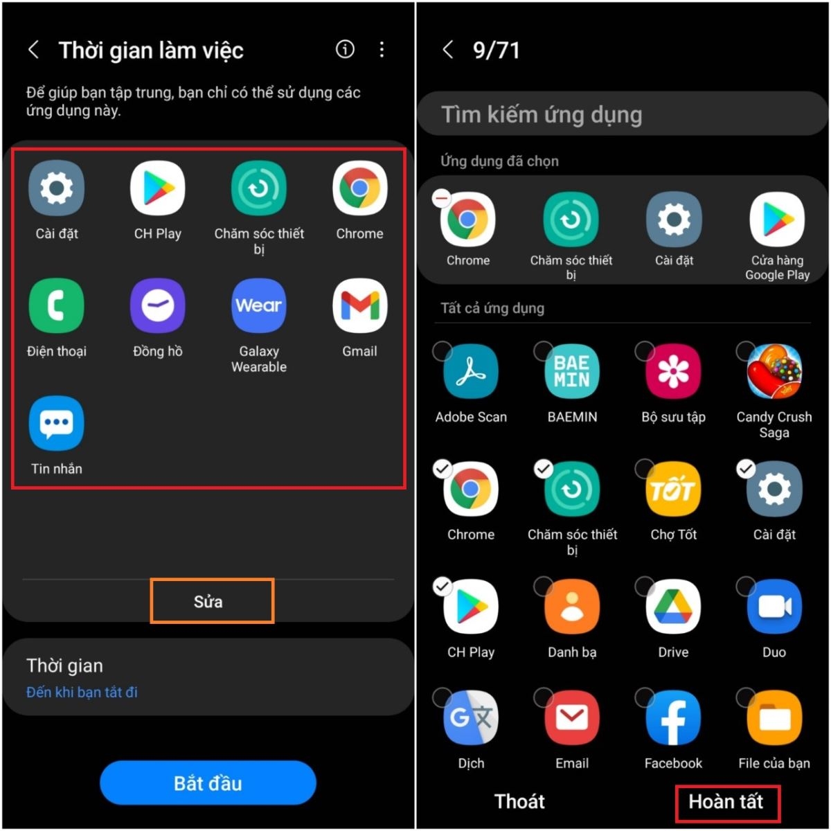 Cách kích hoạt chế độ tập trung trên điện thoại Samsung (3)