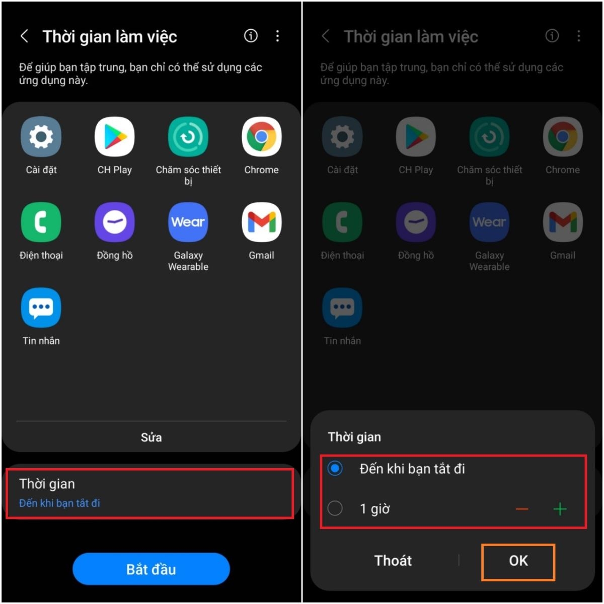 Cách kích hoạt chế độ tập trung trên điện thoại Samsung (4)