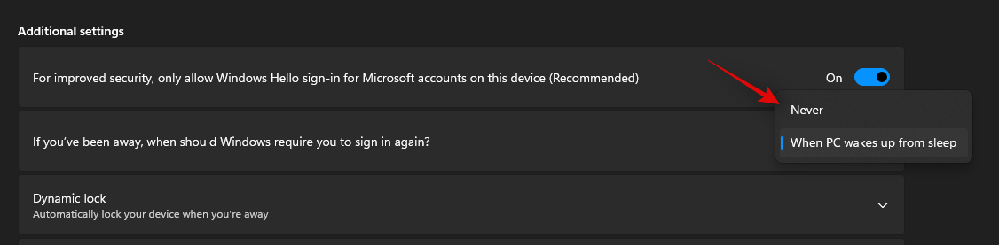 Cách tắt mật khẩu Windows 11 sau khi thức dậy từ chế độ Sleep (3)