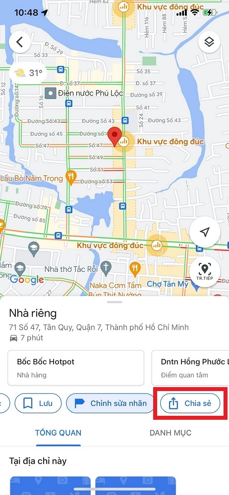 Cách thêm và thay đổi địa chỉ nhà riêng trên Google Maps (4)