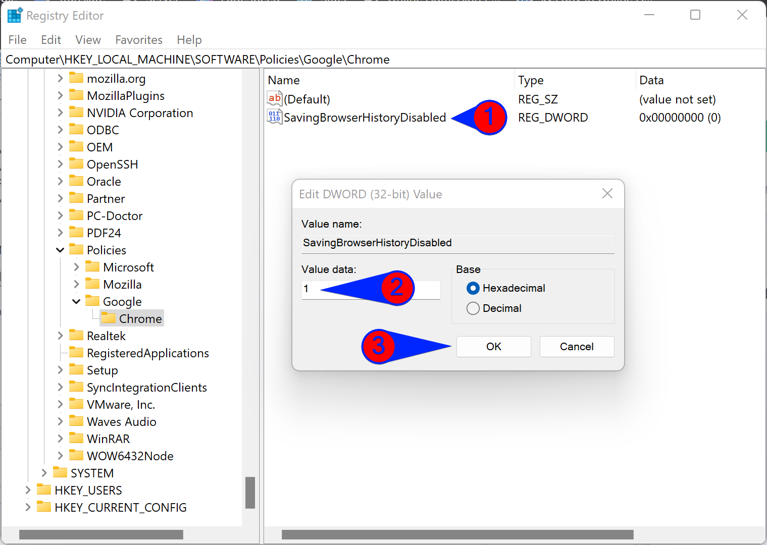 Hướng dẫn không cho Chrome hoặc Edge lưu dữ liệu và lịch sử duyệt web (10)