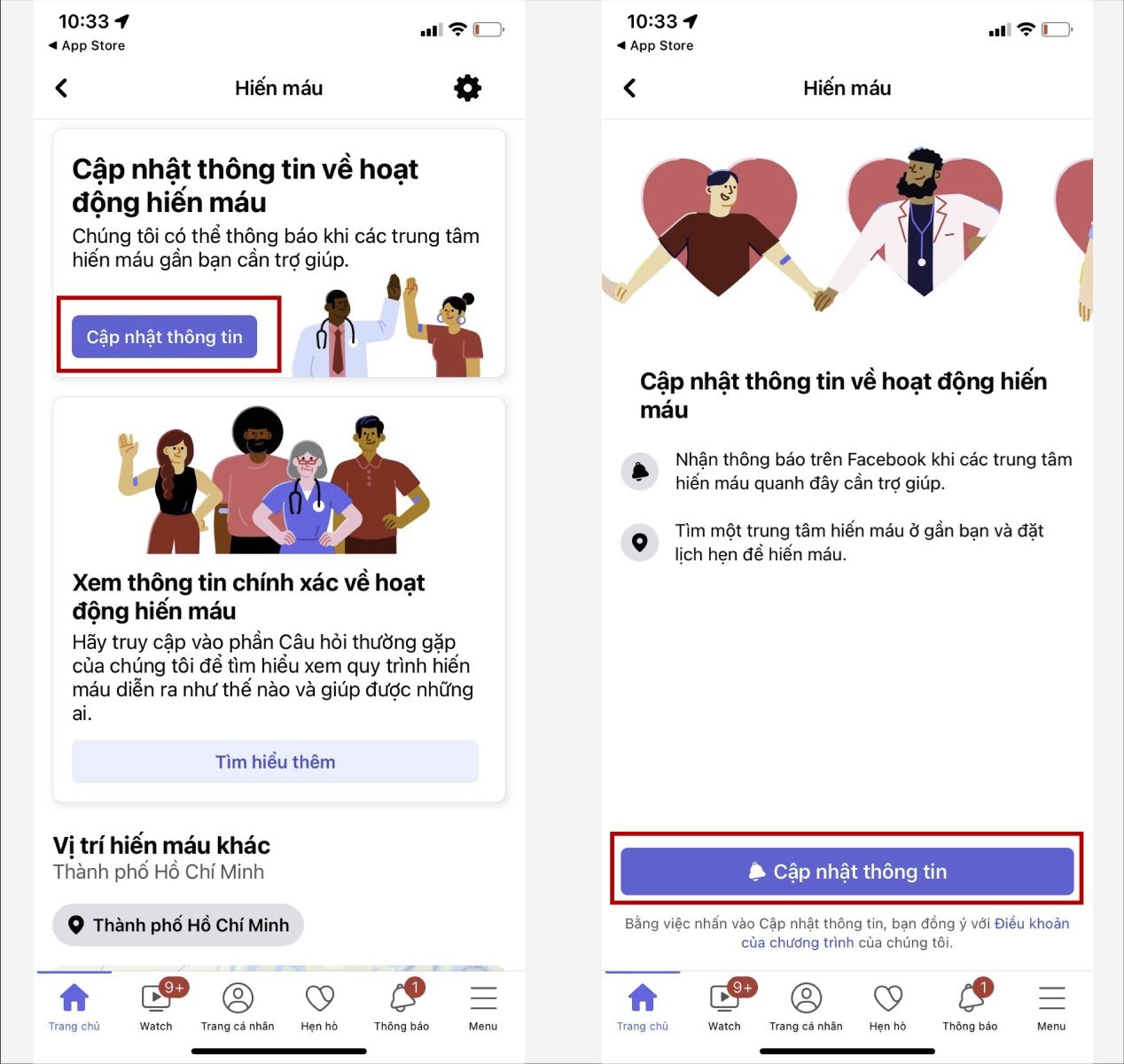 Cách đăng ký hiến máu trên Facebook (3)