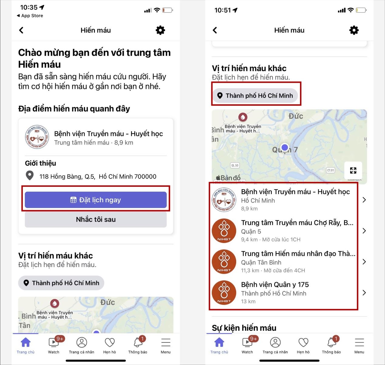 Cách đăng ký hiến máu trên Facebook (5)