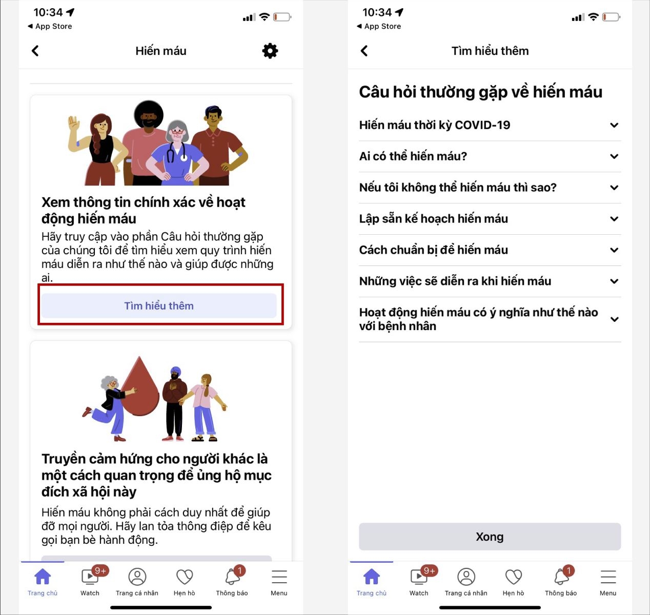 Cách đăng ký hiến máu trên Facebook (4)
