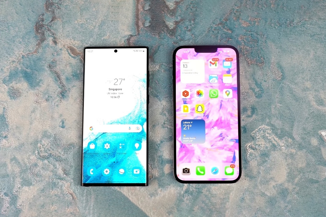 S22 Ultra vs iPhone 13 Pro Max