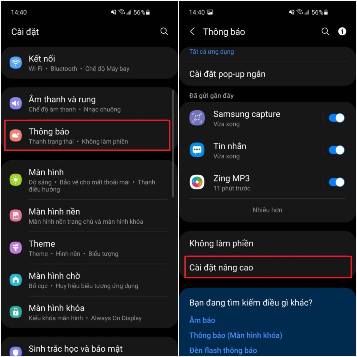 Cách xem lại những thông báo đã xóa trên điện thoại Samsung (1)