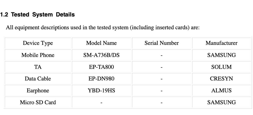 Thông tin Galaxy A73 5G (ảnh 2)
